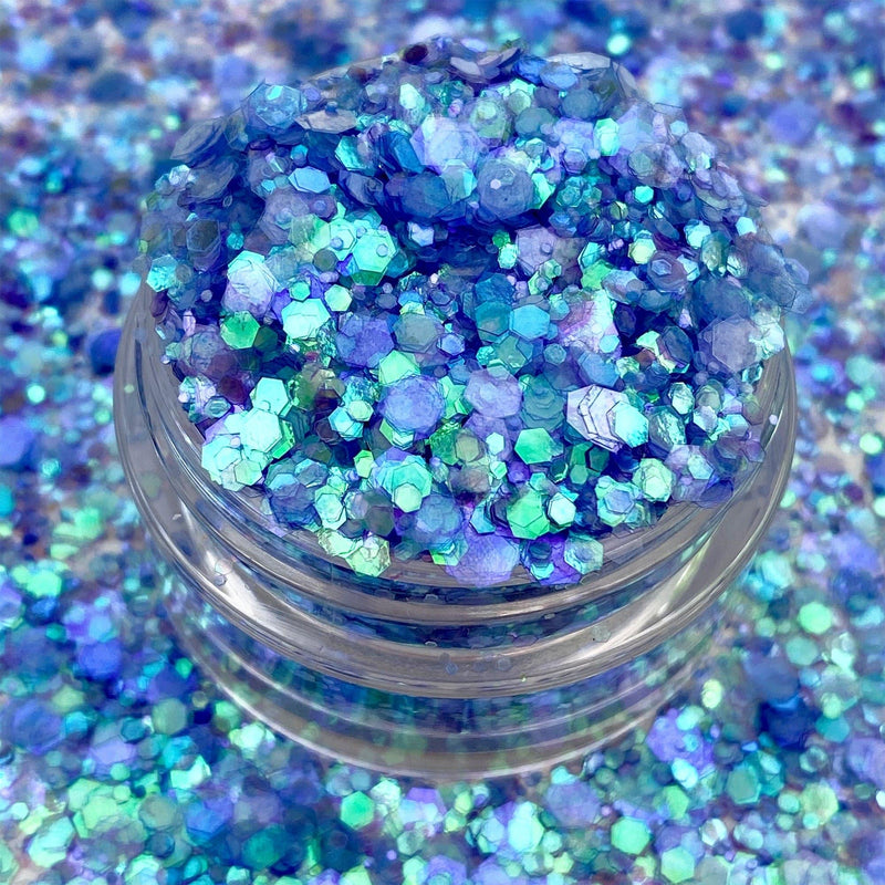 Biodegradable Chunky Glitter 50g Purple Iridescent - Pro GLITZ