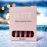 MATTE LIQUID LIP COLOUR SET - NUDES (6PCS) - Pro GLITZ