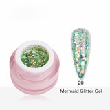 Mermaid Glitter Gel Polish 8ml shade 20 - Pro GLITZ